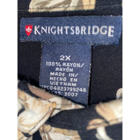 KnightsBridge Hawaiian Mens‎ Shirt - Picture 4 of 5